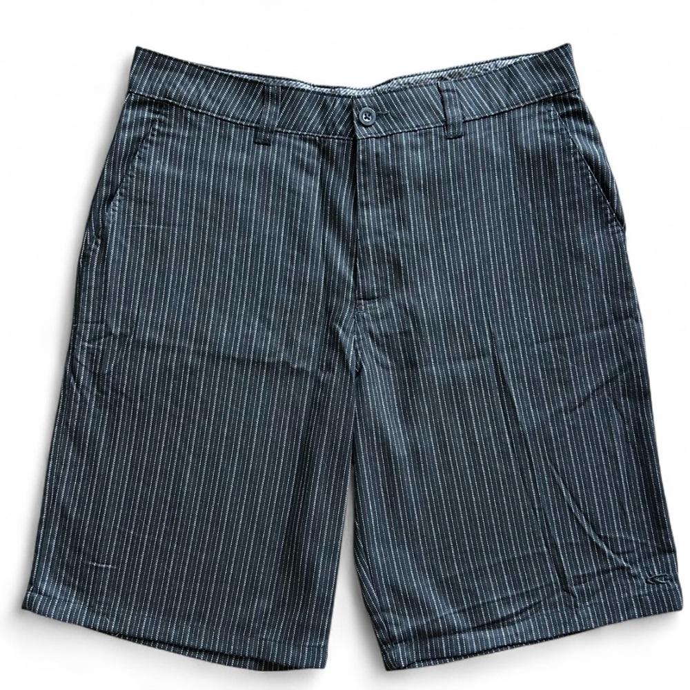 O'Neill Men's Black Striped Shorts